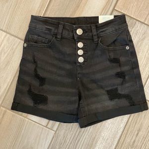 Justice High Waisted Jean Shorts